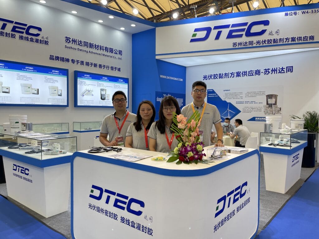 DTEC‘s staff at photovoltaic exhibition