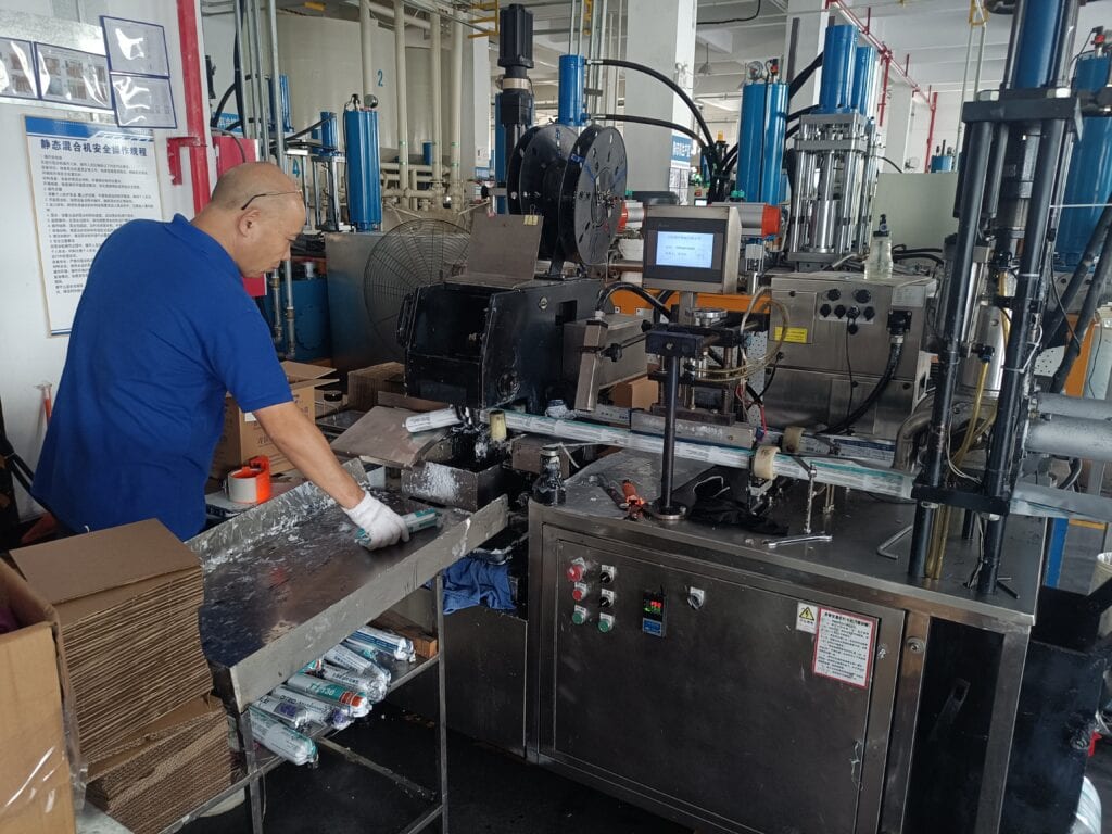 DTEC flexible packaging silicone products packaging.